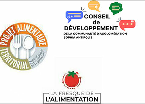 logo CDD , la fresque de l'alimentation & projet alimentaire
